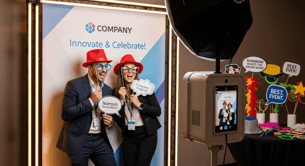 corporate photo booth in Irving?